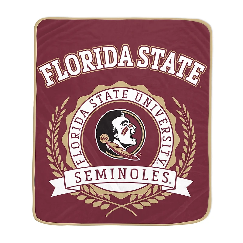 Pegasus Florida State Seminoles 50" x 60" University Crest Ultra Soft Blanket
