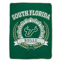 Pegasus South Florida Bulls 50" x 60" University Crest Ultra Soft Blanket