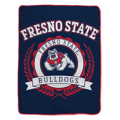 Pegasus Fresno State Bulldogs 50" x 60" University Crest Ultra Soft Blanket