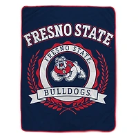 Pegasus Fresno State Bulldogs 50" x 60" University Crest Ultra Soft Blanket
