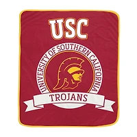 Pegasus USC Trojans 50" x 60" University Crest Ultra Soft Blanket