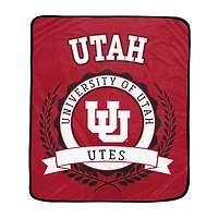 Pegasus Utah Utes 50" x 60" University Crest Ultra Soft Blanket