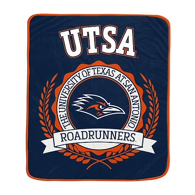 Pegasus UTSA Roadrunners 50" x 60" University Crest Ultra Soft Blanket