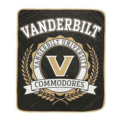 Pegasus Vanderbilt Commodores 50" x 60" University Crest Ultra Soft Blanket
