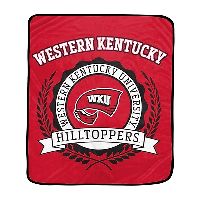 Pegasus Western Kentucky Hilltoppers 50" x 60" University Crest Ultra Soft Blanket
