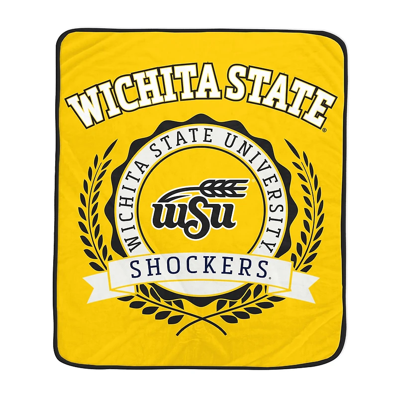 Pegasus Wichita State Shockers 50" x 60" University Crest Ultra Soft Blanket