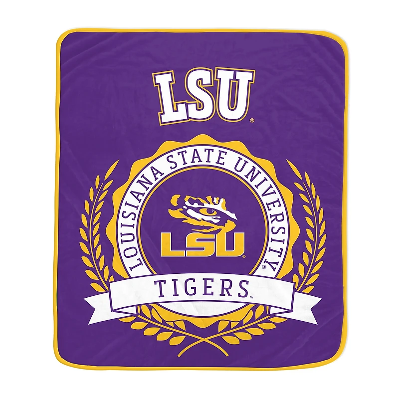 Pegasus LSU Tigers 50" x 60" University Crest Ultra Soft Blanket