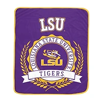 Pegasus LSU Tigers 50" x 60" University Crest Ultra Soft Blanket
