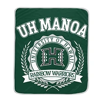 Pegasus Hawaii Rainbow Warriors 50" x 60" University Crest Ultra Soft Blanket