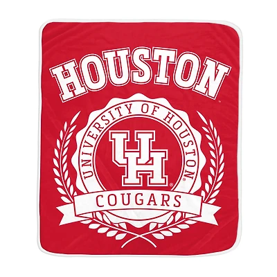 Pegasus Houston Cougars 50" x 60" University Crest Ultra Soft Blanket
