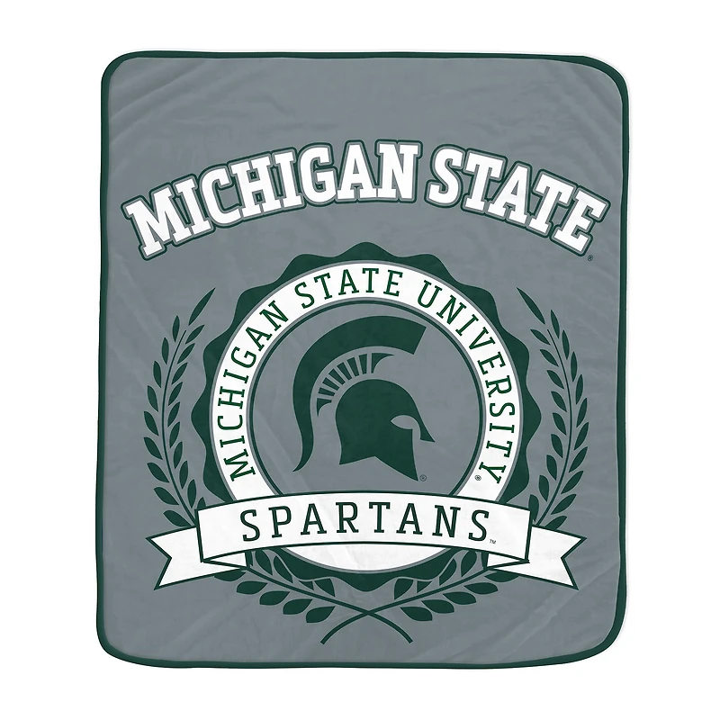 Pegasus Michigan State Spartans 50" x 60" University Crest Ultra Soft Blanket