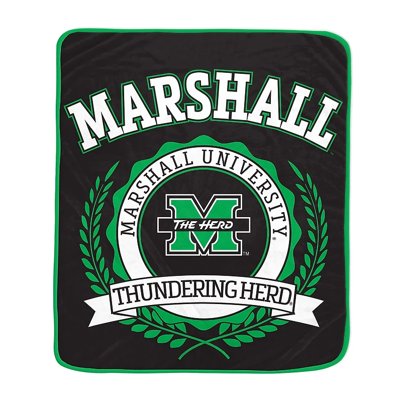 Pegasus Marshall Thundering Herd 50" x 60" University Crest Ultra Soft Blanket