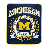 Pegasus Michigan Wolverines 50" x 60" University Crest Ultra Soft Blanket