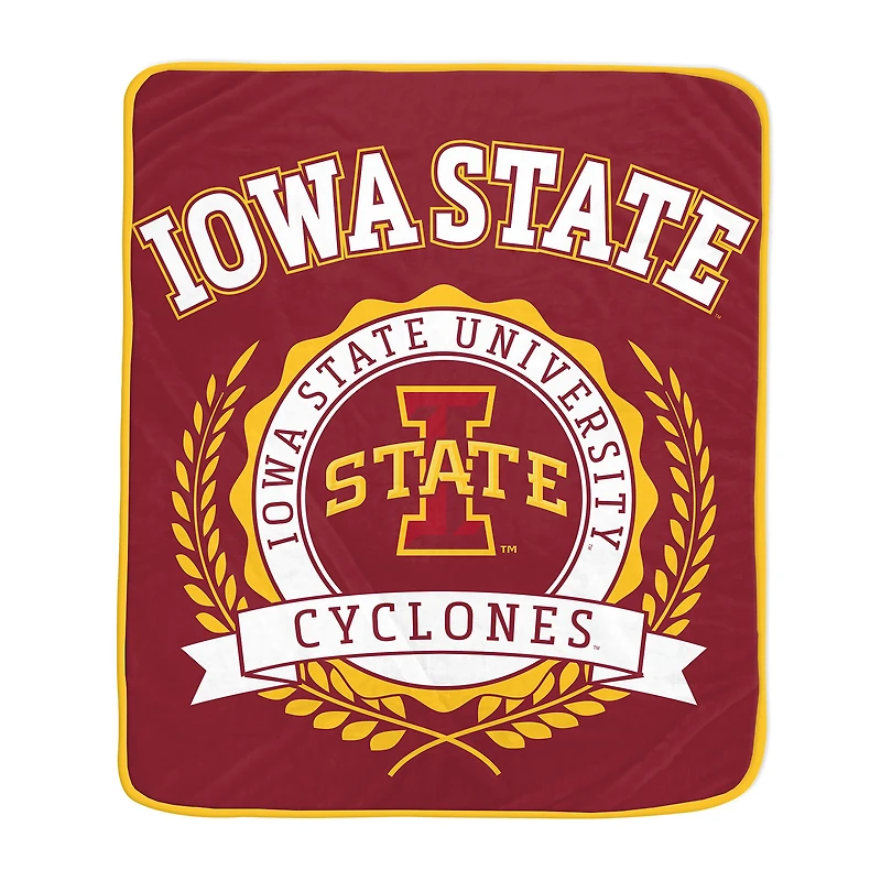 Pegasus Iowa State Cyclones 50" x 60" University Crest Ultra Soft Blanket