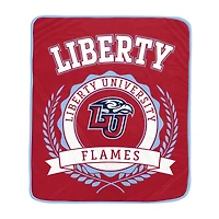 Pegasus Liberty Flames 50" x 60" University Crest Ultra Soft Blanket