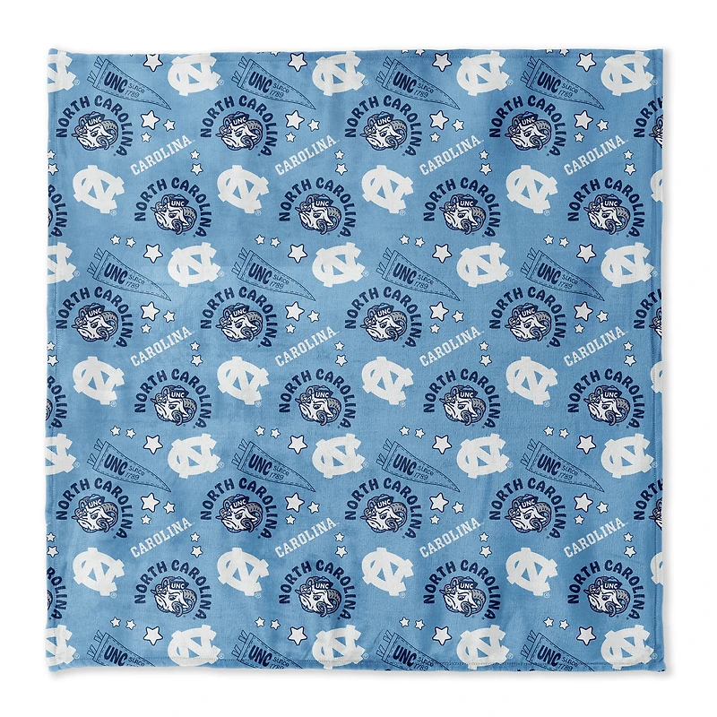 Pegasus North Carolina Tar Heels 108" x 108" Victory Pennant Ultra Cozy Family Blanket