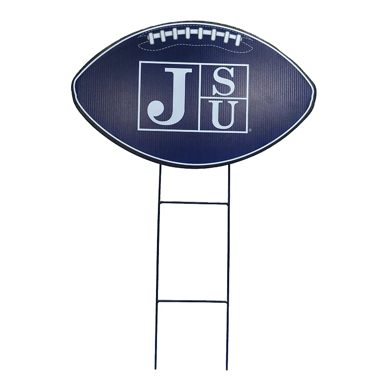 Pegasus Jackson State Tigers Wordmark and Football Three-Piece Yard Sign Set