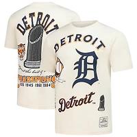 Men's Mitchell & Ness  Cream Detroit Tigers Legacy Defined T-Shirt