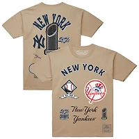 Men's Mitchell & Ness  Cream New York Yankees Legacy Defined T-Shirt
