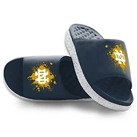 Youth ISlide Notre Dame Fighting Irish Centered Logo Splat Motive Slide Sandals