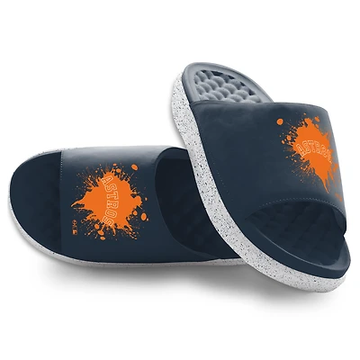Youth ISlide Houston Astros Centered Logo Splat Motive Slide Sandals