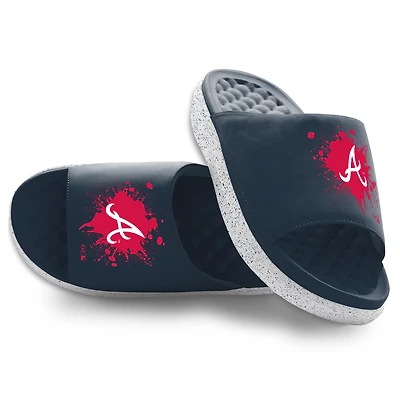 Unisex ISlide Atlanta Braves Centered Logo Splat Motive Slide Sandals