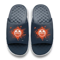 Unisex ISlide Edmonton Oilers Centered Logo Splat Motive Slide Sandals