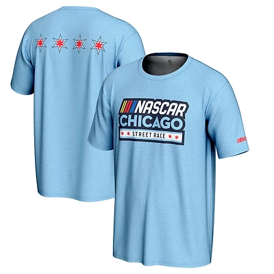 Men's ProSphere  Blue Chicago Street Race All Over Print T-Shirt
