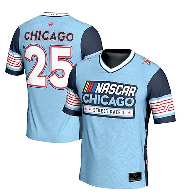 Youth ProSphere  Blue Chicago Street Race Football Fashion Jersey