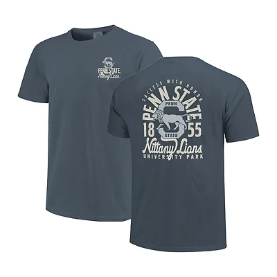 Men's Navy Penn State Nittany Lions Comfort Colors Mascot Overlay T-Shirt