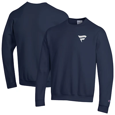 Men's Champion  Navy Fanatics Corporate Fleece Crewneck Sweatshirt