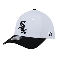 Youth New Era  White/Black Chicago White Sox Baseball 39THIRTY M-Crown Flex Hat