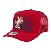 Youth New Era Red St. Louis Cardinals Logo Fade A-Frame 9FIFTY Snapback Hat