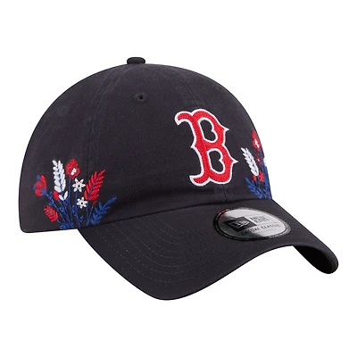 Women's New Era Navy Boston Red Sox Wildflower Casual Classic Adjustable Hat