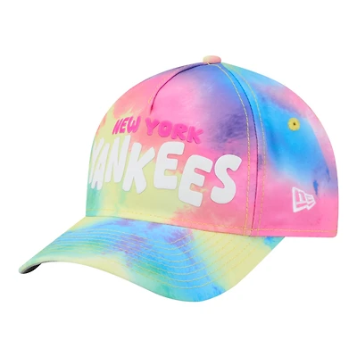 Toddler New Era  New York Yankees Tie Dye M-Crown A-Frame 9FORTY Adjustable Hat