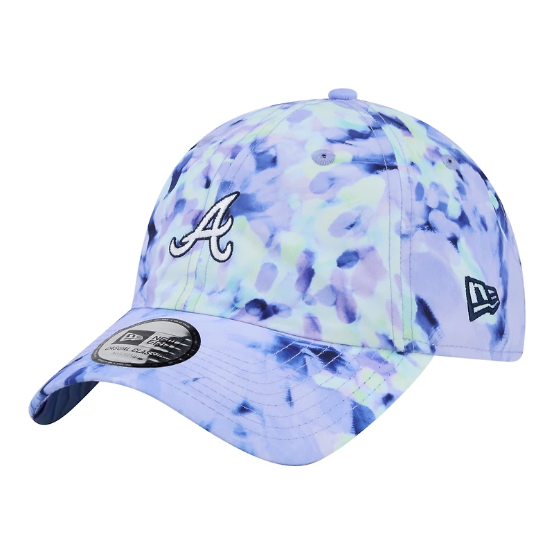 Women's New Era  Navy Atlanta Braves Casual Classic Adjustable Hat