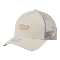Women's New Era Light Beige Arizona Diamondbacks Tonal Patch 9FORTY M-Crown A-Frame Trucker Adjustable Hat