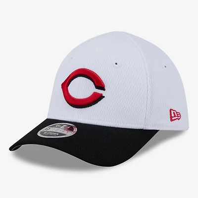Toddler New Era White Cincinnati Reds Baseball 39THIRTY M-Crown Adjustable Hat