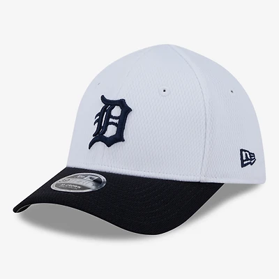 Toddler New Era White Detroit Tigers Baseball 39THIRTY M-Crown Adjustable Hat
