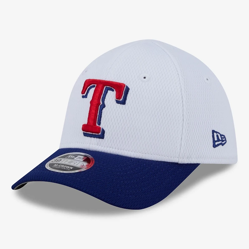 Toddler New Era  White Texas Rangers Baseball 39THIRTY M-Crown Adjustable Hat