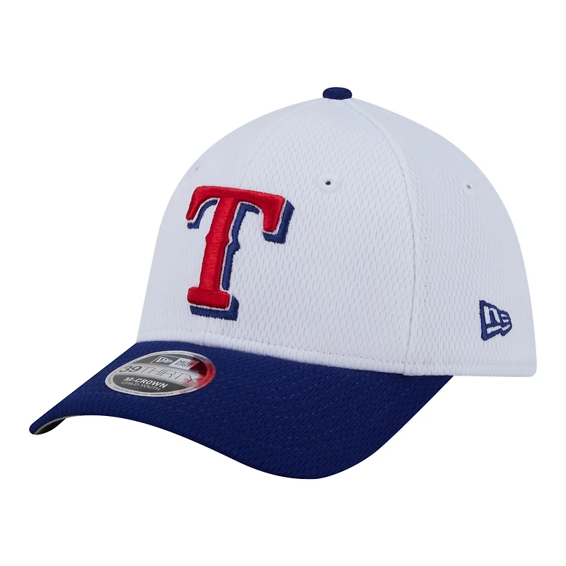 Toddler New Era  White Texas Rangers Baseball 39THIRTY M-Crown Adjustable Hat