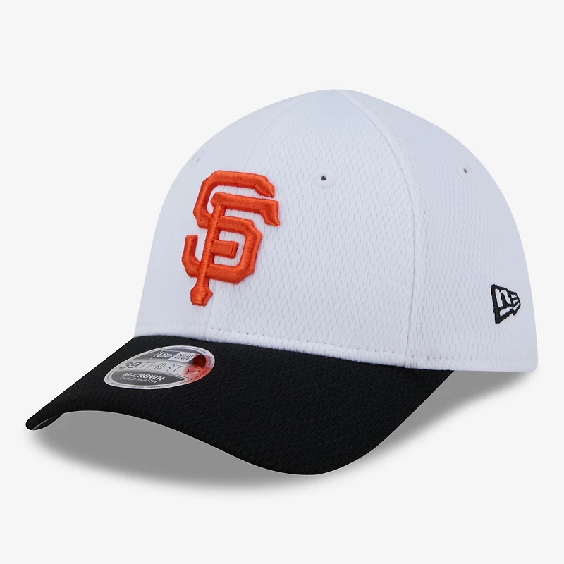 Toddler New Era  White San Francisco Giants Baseball 39THIRTY M-Crown Adjustable Hat