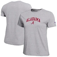 Women's Champion  Gray Alabama Crimson Tide Arched Over Logo T-Shirt
