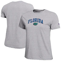 Women's Champion  Heather Gray Florida Gators Arched Over Logo T-Shirt