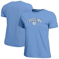 Women's Champion  Light Blue North Carolina Tar Heels Arched Over Logo T-Shirt