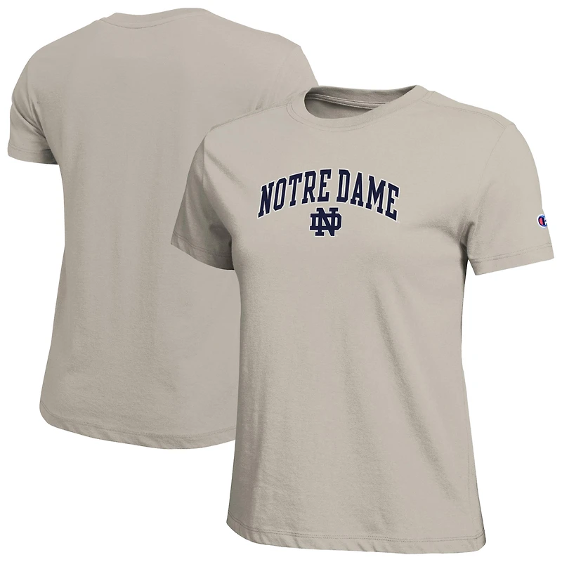 Women's Champion Gold Notre Dame Fighting Irish Arched Over Logo T-Shirt