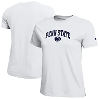 Women's Champion  White Penn State Nittany Lions Arched Over Logo T-Shirt