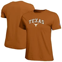 Women's Champion Texas Longhorns Arched Over Logo T-Shirt