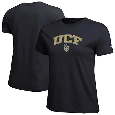 Women's Champion  Black UCF Knights Arched Over Logo T-Shirt
