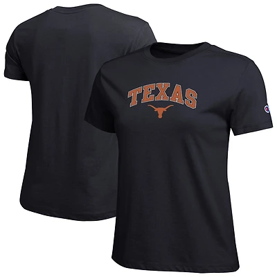 Women's Champion Texas Longhorns Arched Over Logo T-Shirt